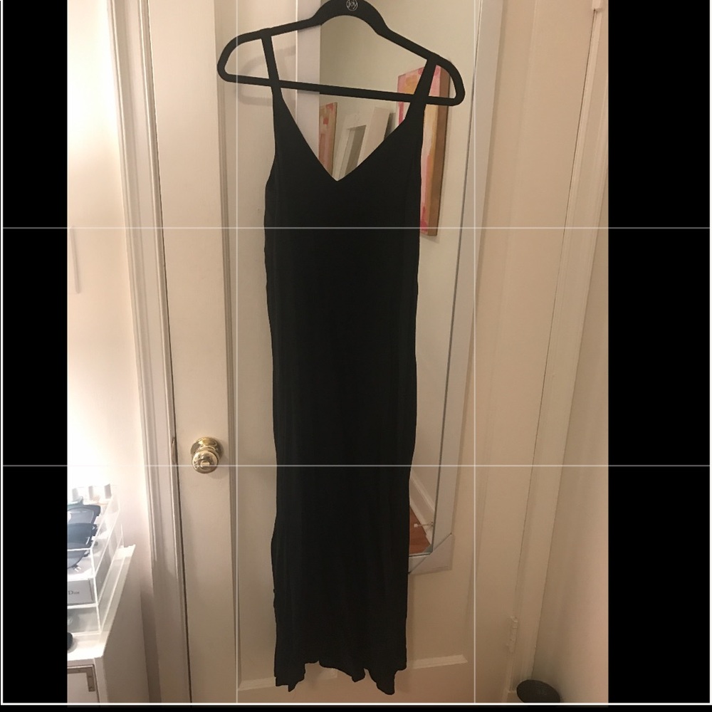 H&M Black Maxi Dress Sz 2